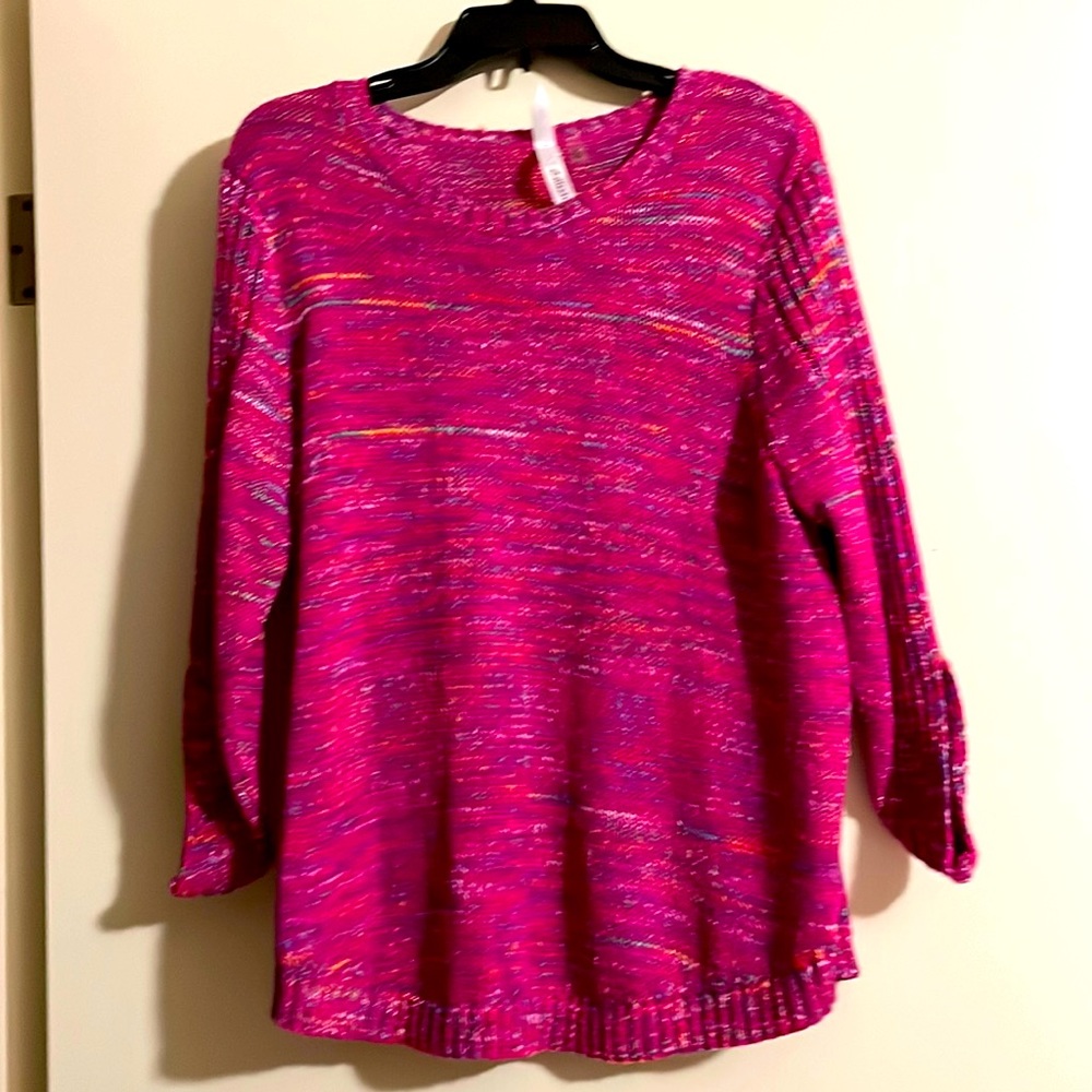 Women Pink Pullover Sweater - XL